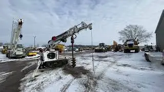 Ez Hauler 4100 digger Derrick with winch and crane boom