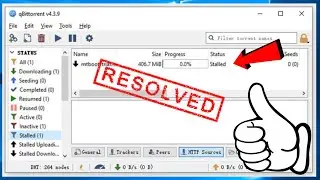 Как решить проблему зависших торрентов в клиенте QbitTorrent