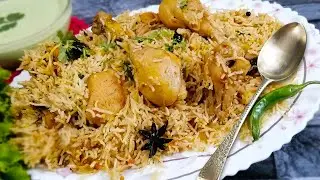 Chicken Yakhni Pulao | Perfect Chicken Pulao Dawat Recipe by Food Fiction