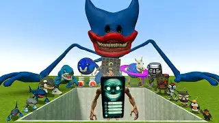 AI Brainrot Memes vs Gin Gin Login Bosses in Giant Pit – Gmod Chaos