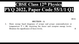 Draw energy band diagrams of n-type and p-type semiconductors at temperature T is greater than 0 K,