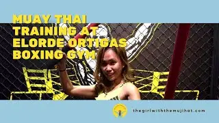 Female Muay Thai in The Philippines  |  Muay Thai at Elorde Ortigas Boxing Gym with Coach Bogart