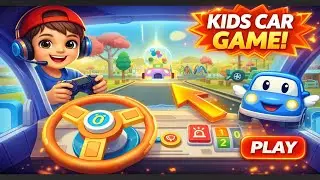 Fun Driving Game for Kids | Learning Car Game | PlaySeekho Kids