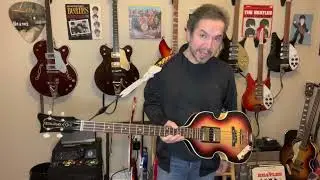 Hofner Cavern 500/1  &ldquo;LOST BASS&rdquo; quick review, discussion and brief history. #hofner #thebeatles