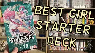 New One Piece TCG Player Opens ST-16 Green Uta Starter Deck - One Piece TCG | GlowplasmaTCG