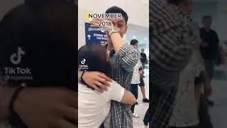 Emotional LDR couple meeting