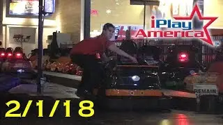iPlay America Vlog - 2/1/18 - ARCADE RACING + RIP VR ARENA