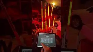 Some SoundSwitch Shortcut Pixel Animation Autoloops on the Both Lighting 360 Tubes #dj #djsetup