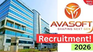 Avasoft Hiring Again! | Freshers & Experienced  | 6 to 10 LPA💰 | Apply Fast!