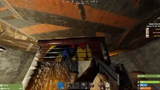 Rust console garage door skin