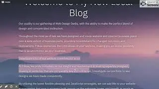 Expert Web Design in Derby