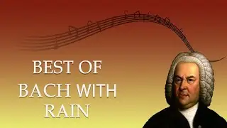 The Best Of Bach || Ultimate creative, study and focus music || 1 Hours with rain