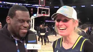 Beate Wagner (Moe Wagner's mom) interview; 2018 Big Ten Tournament (03.04.18)