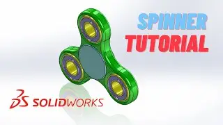 Solidworks Tutorial / How to make a Spindle toy ?