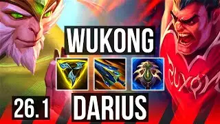 WUKONG vs DARIUS (TOP) | EUW Master | 26.1