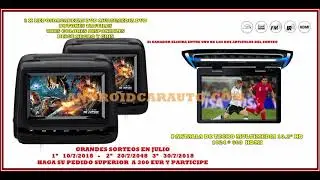 GRANDES SORTEOS EN JULIO 2018