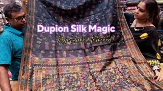 2025-এর Fashion Alert 🚨 &mdash; Dupion Silk Saree with Royal Embroidery!
