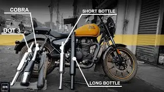 Top 5 Exhaust For METEOR 350| Mileage पे Effect नहीं padega!!🔥⛽ | #exhaust #cobra #meteor350