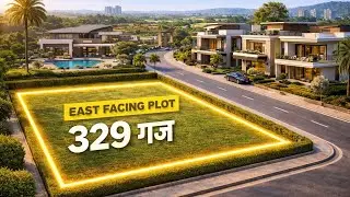 Galaxy Enclave &ndash; The Urban Village | 329 गज East Facing Plot | 373 गज Villa Road के सामने