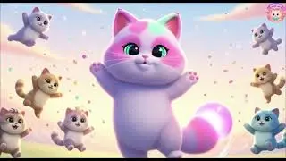 Puffy Cat&rsquo;s Balloon Bounce Song 🎈 | Fun Kids Dance & Learning Rhyme for Toddlers!