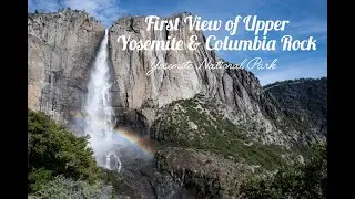First view of Upper Yosemite Falls | Columbia Rock | Yosemite National Park | Jan 2026 | California
