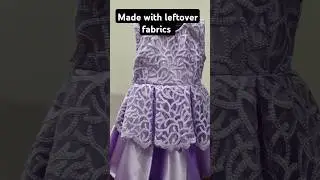 Made with leftover fabrics #dressmaking #fashion #tailoring #kidsdress #stitchingideas #kids
