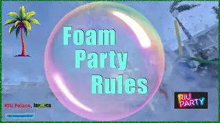 Foam Party Rules RIU Palace Jamaica #jamaica #foamparty #riuhotels #travel #resorts