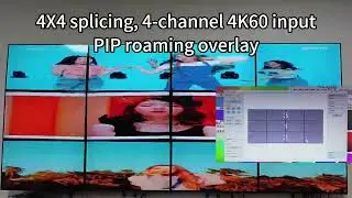 Bitvisus BIT-VP-U1-MD416 4K60 seamless video processor/video wall controller