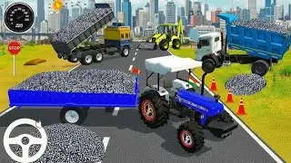 Indian Tractor Farming Simulator Gameplay | Full Farming Process