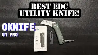 Best  Everyday Carry Folding Utility Knife! - OKNIFE U1 Pro  #milwaukeefastback