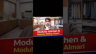 Modern Modular Kitchen & Modular Almari Design | Complete Woodwork Interior #india #woodenalmari
