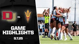 Denver vs Arizona State Highlights (9.7.25) | 2025 Big 12 Women's Soccer