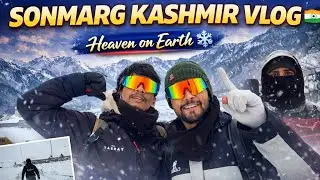 Sonmarg in Winter ❄️ | Glacier Point | Kashmir Vlog | Ankit  