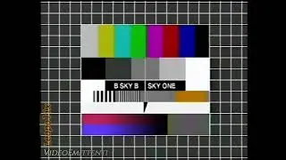 BskyB SbyOne Monoscopio trasmesso dal satellite Astra 1 19,2&deg; est anno 1991
