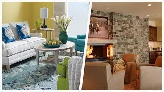 75 Contemporary Family Room With Yellow Walls Design Ideas #737 You'Ll Love ⭐