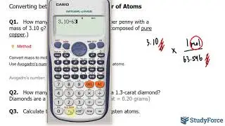 ⚗️ Converting between Mass and Number of Atoms (Part 1)