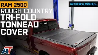 2010-2024 RAM 2500 Rough Country Hard Low Profile Tri-Fold Tonneau Cover Review & Install