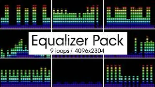 4k Music Equalizer Pack / Vj loops / bbmotion