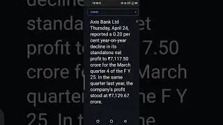 Axis Bank q4 fy 25 results