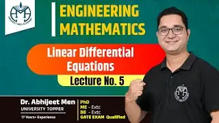 Linear Differential Equations | Engineering Mathematics | Complimentary Function Problems| Lecture 5
