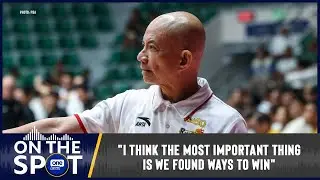 Coach Yeng Guiao on Rain or Shine&rsquo;s clutch win over Titan Ultra | #OSOnTheSpot
