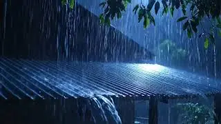 Aesthetic Rain at Night ASMR, Minimal Sounds Cradling the Mind in Calm Cozy Silence a Raindrop 0064