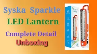 Syska Sparkle - Portable | Rechargeable Battery LED Lantern