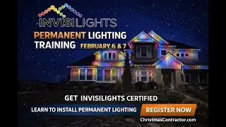 InvisiLights Permanent Lighting Training + Christmas Light Installers Mastermind | Houston TX
