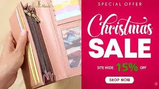 The Christmas Gift That Made Mum Cry!❤️Personalised Leather Wallet for Women