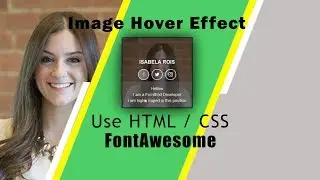 CSS image Hover effect - Pure Css3 Hover Effect - HTML | CSS | FONTAWESOME
