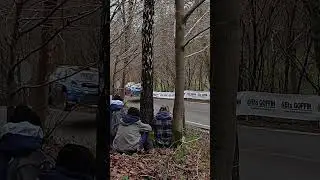 |spa rally 2025| almost huge crash #jump #rally #rallydrift #spa #belguim #crash