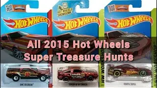 All 2015 Hot Wheels Super Treasure Hunts
