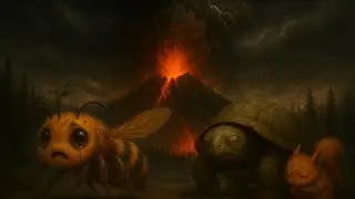 The Bees Eps 1 Volcanic Eruption 🌋 | A Bee&rsquo;s Journey Through Disaster