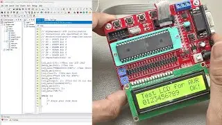 #256 KIT Thực hành, thí nghiệm AVR ATmega16/32 giao tiếp LCD 1602